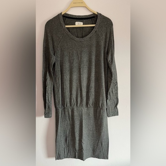 Lou & Grey long sleeve drop waist dress size S - Picture 2 of 8